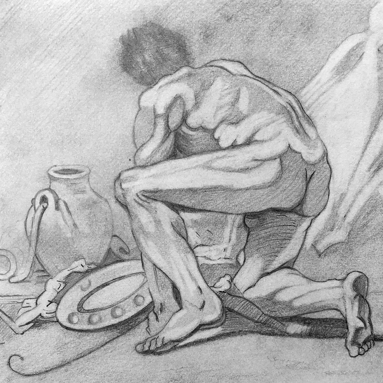 Old Master Copy Drawing Exercise by Jen de Leon